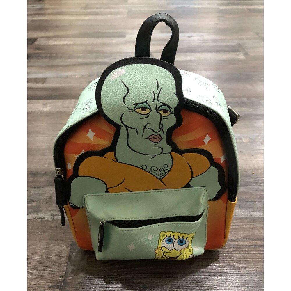Concept One SpongeBob SquarePants Mini Backpack Handsome Squidward NEW w Tags